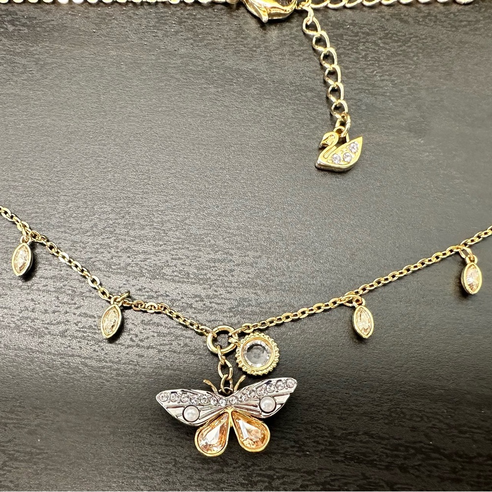 Gold Swarovski Butterfly